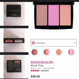 NWT Anastasia Beverly Hills Blush Trios-Pool Party